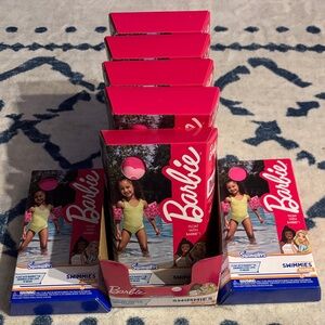 Barbie Swimmies! Float with Barbie! 3-5 years old. 7 unopened! Display case!